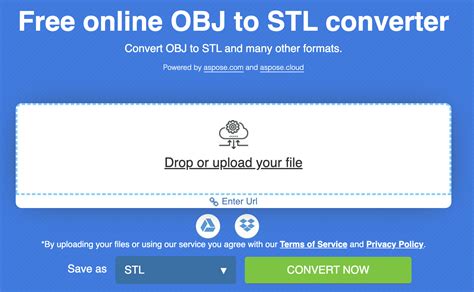 convertir obj en stl|Convert OBJ to STL online for free.